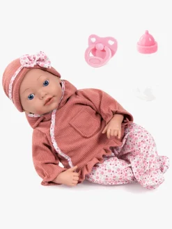 Dukker & Bamser|BayerDesign Bayer Design Reborn Dukke 38 cm, Pink Lyserød