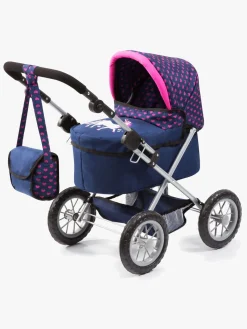 Dukker & Bamser|BayerDesign Bayer Design Trendy Dukkevogn Enhjørning, Blå Blå/Lyserød