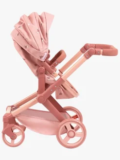 Dukker & Bamser|BayerDesign Bayer Design Xeo Dukkevogn, Blomster Lyserød