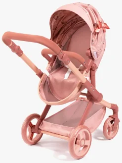 Dukker & Bamser|BayerDesign Bayer Design Xeo Dukkevogn, Blomster Lyserød