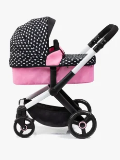 BayerDesign Dukker & Bamser-Bayer Design Xeo Dukkevogn, Sort/Lyserød