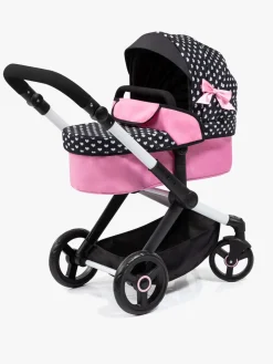 BayerDesign Dukker & Bamser-Bayer Design Xeo Dukkevogn, Sort/Lyserød