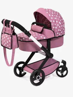 Dukker & Bamser|BayerDesign Bayer Design Xeo Dukkevogn, Pink Lyserød