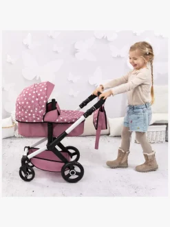 Dukker & Bamser|BayerDesign Bayer Design Xeo Dukkevogn, Pink Lyserød