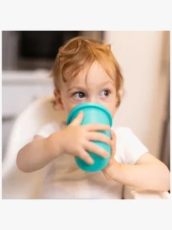 Spisetid|bblüv Kop Anti-spill 4-in-1, Aqua/Grey