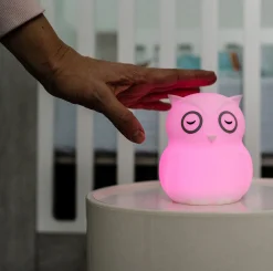 Lamper & Belysning|bblüv Natlampe med Touch & Fjernbetjening, Ugle