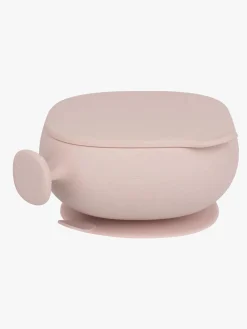 Spisetid|b.box Skål med Låg Silikone, Blush