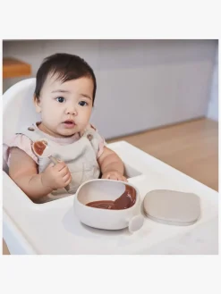 Spisetid|b.box Skål med Låg Silikone, Blush