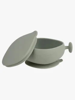 Spisetid|b.box Skål med Låg Silikone, Sage