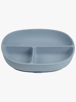 Spisetid|b.box Tallerken med Låg Silikone, Ocean Blå