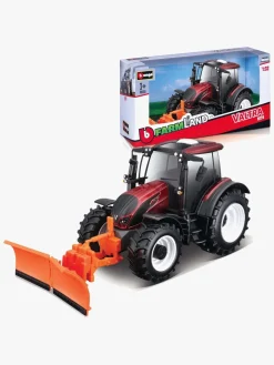 Bburago Legetøjsbiler & -Fartøjer-1:32 Valtra Farm Traktor N174 med Sneplov