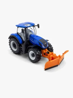 Legetøjsbiler & -Fartøjer|Bburago New Holland T7.315 Traktor med Sneplov 1:32