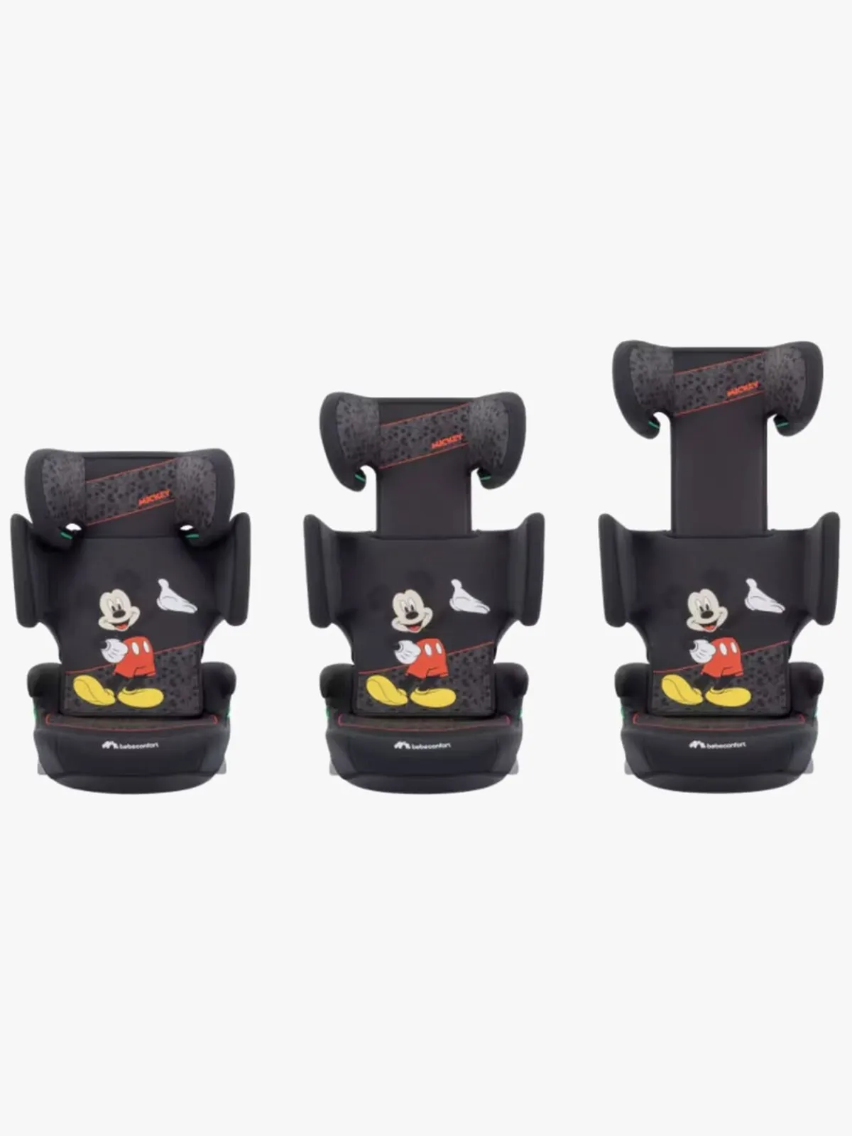 Autostole 15-36 Kg|Bebeconfort Disney Road Fix i-Size Autostol, Authentic Mickey Sort/Flerfarvet