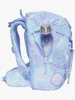 Tasker|Beckmann Classic Rygsæk 22L, Unicorn Princess Ice Blue Blå/Hvid