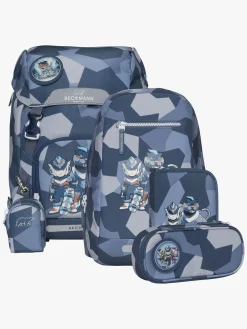 Tasker|Beckmann Classic Taskesæt 22L, Tiger Race Blå/Grå