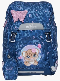 Børn Beckmann Tasker-Classic Taskesæt 22L inkl. Flaske og Madkasse, Cheeta