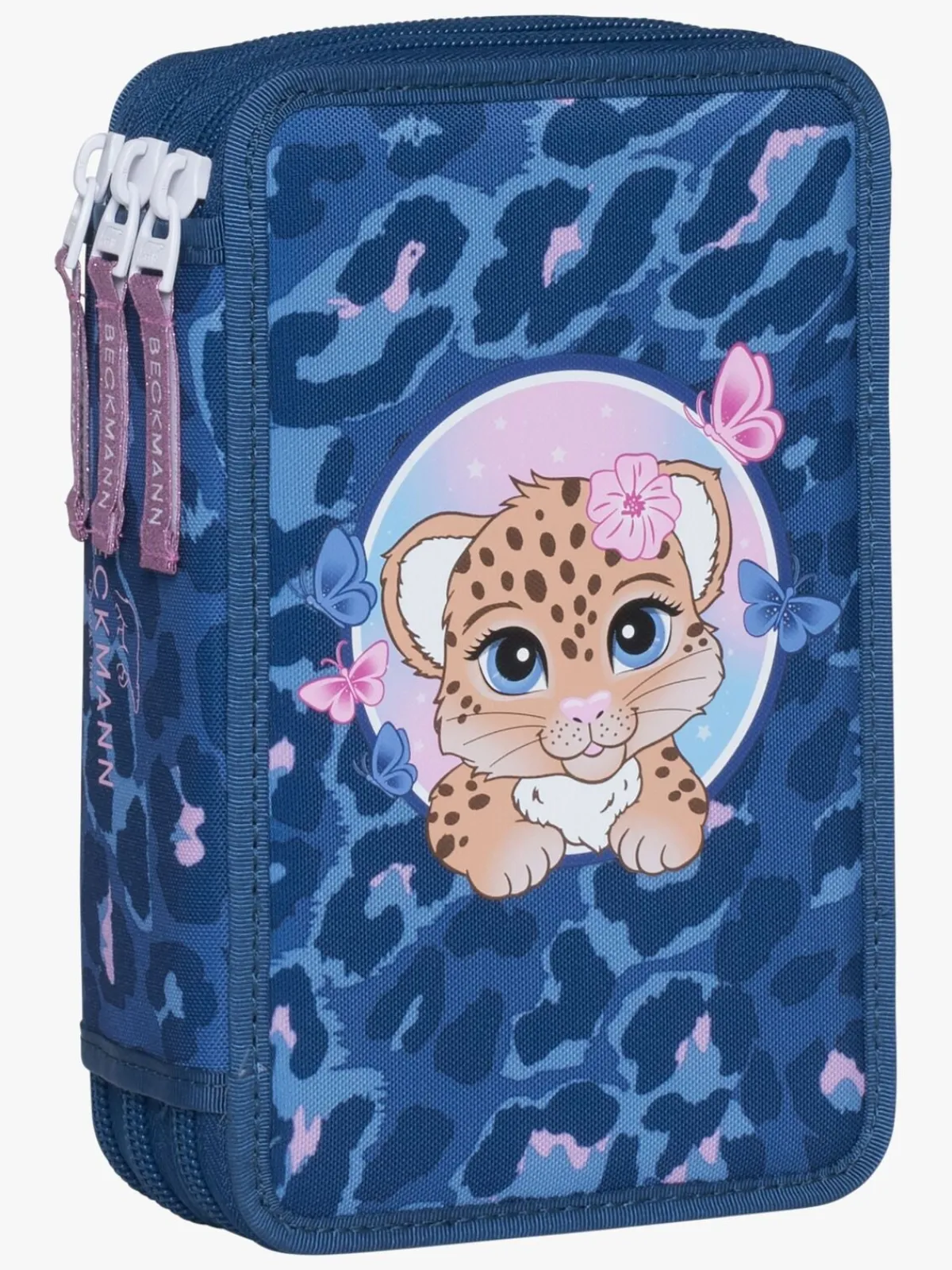 Børn Beckmann Tasker-Classic Taskesæt 22L inkl. Flaske og Madkasse, Cheeta