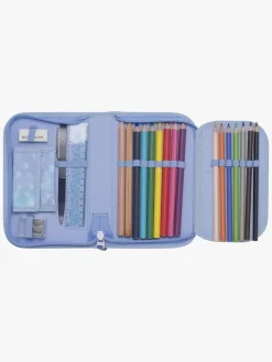 Kreativt Legetøj|Beckmann Penalhus Enkelt, Unicorn Princess Ice Blue Blå/Flerfarvet