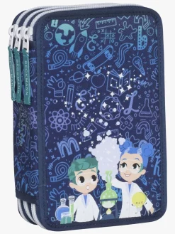 Kreativt Legetøj|Beckmann Penalhus Tredelt, Science Blå