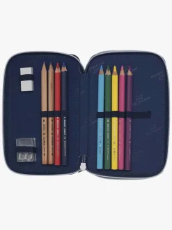 Kreativt Legetøj|Beckmann Penalhus Tredelt, Science Blå