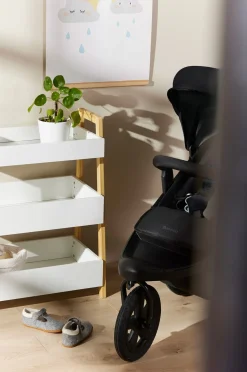 Aktivitetsvogne|Beemoo Activity Go Aktivitetsklapvogn, Black Sort