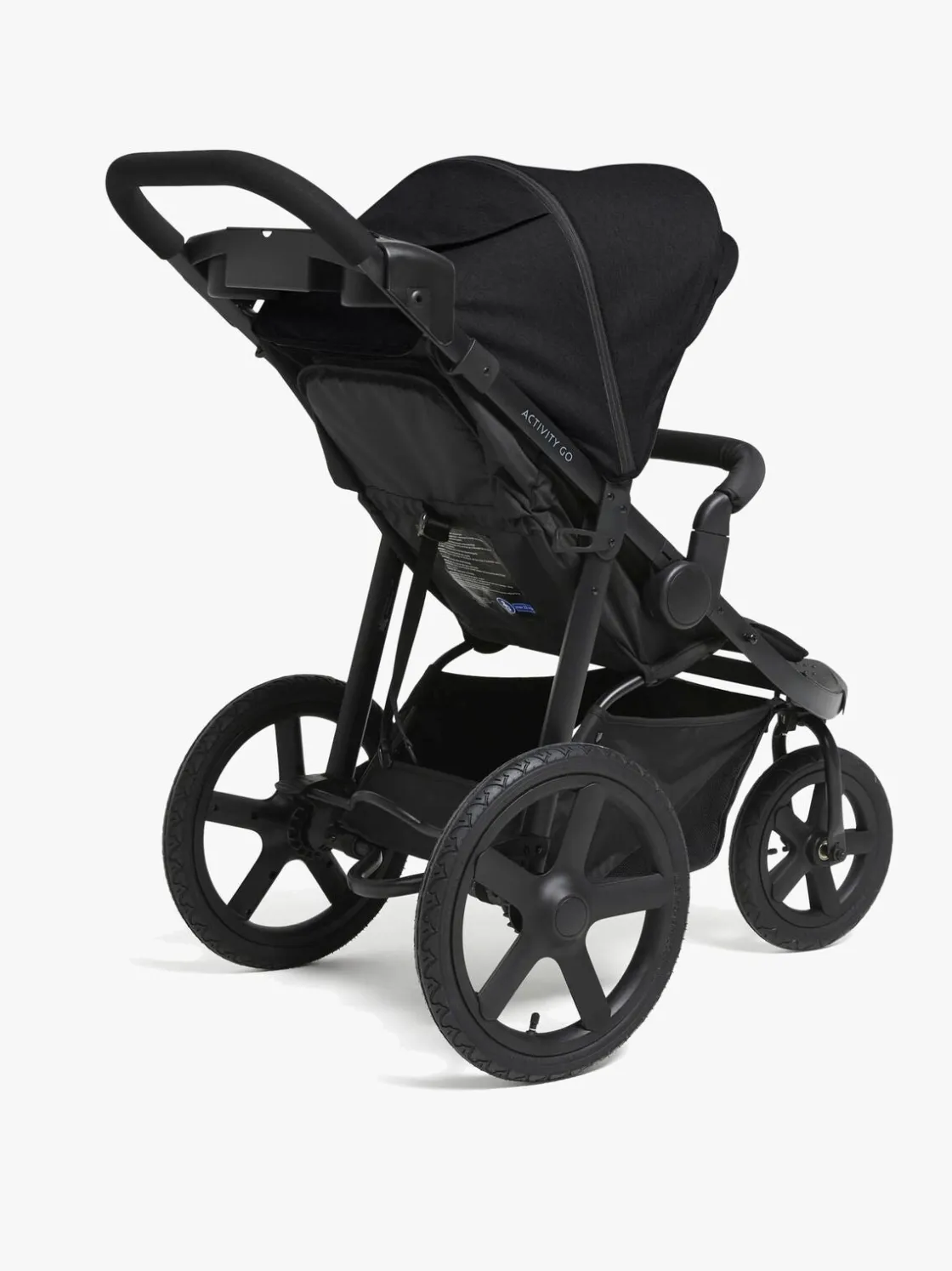 Aktivitetsvogne|Beemoo Activity Go Aktivitetsklapvogn, Black Sort