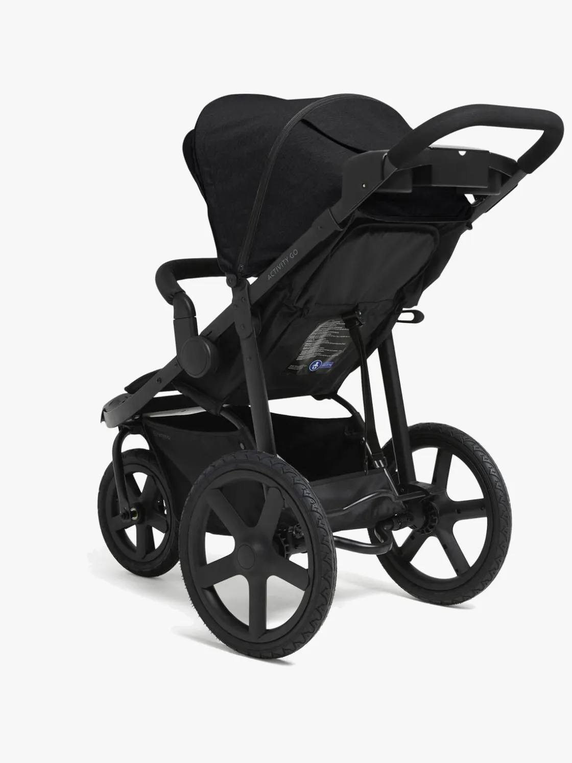 Aktivitetsvogne|Beemoo Activity Go Aktivitetsklapvogn, Black Sort