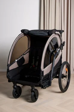 Aktivitetsvogne|Beemoo Activity Sport Lite Cykelanhænger, Beige