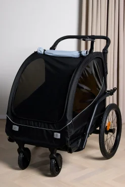 Aktivitetsvogne|Beemoo Activity Sport Lite Cykelanhænger, Black Sort