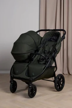 Søskendevogne|Beemoo BFF60 2 Søskendevogn, Dark Forest Grøn