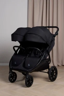 Beemoo Søskendevogne-BFF60 2 Søskendevogn inkl. Liggedele, Night Black