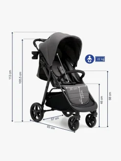 Klapvogne|Rejseklapvogne|Beemoo BFF20 Klapvogn, Fog Grey Grå