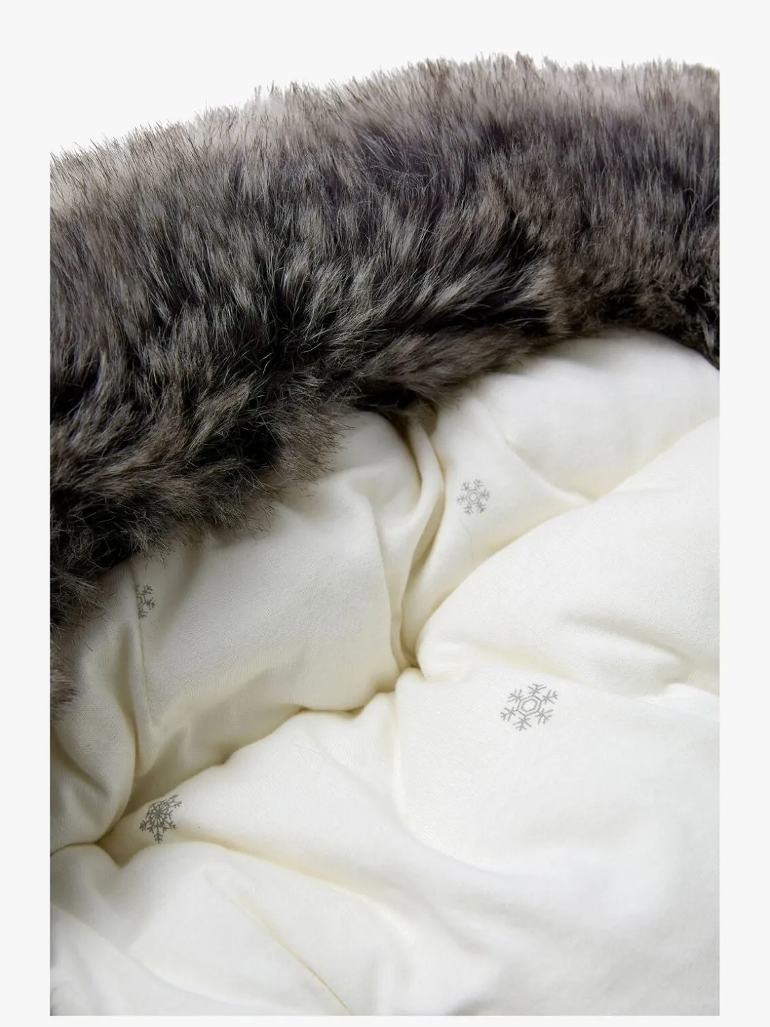 Køreposer|Beemoo Brisk Vinterkørepose, Grey/Snowflake Grå