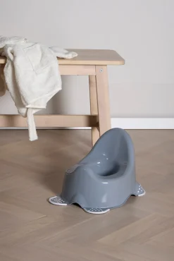 Badeværelset|Beemoo CARE Anti-Slip Potte, Toiletsæde & Skammel, Grå