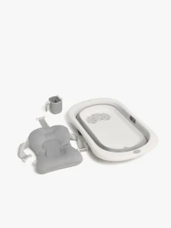 Badeværelset|Beemoo CARE Assist Badekar inkl. Badestøtte & Skyllekande, White/Grey Grå/Hvid
