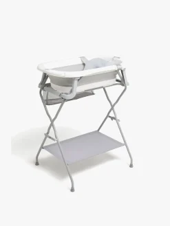 Badeværelset|Beemoo CARE Assist Badekar inkl. Badestøtte og Badekarstativ, White/Grey