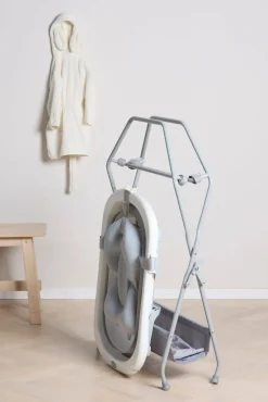 Badeværelset|Beemoo CARE Assist Badekar inkl. Badestøtte og Badekarstativ, White/Grey