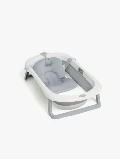 Beemoo Badeværelset-CARE Assist Badekar inkl. Badestøtte, White/Grey