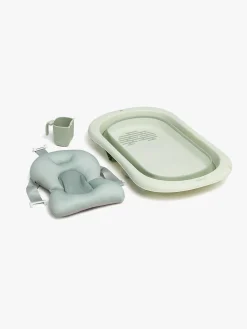 Badeværelset|Beemoo CARE Assist Badekar inkl. Badestøtte & Skyllekande, Soft Green Grøn