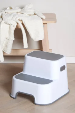 Badeværelset|Beemoo CARE Assist Potte, Toiletsæde & Skammel, White/Grey