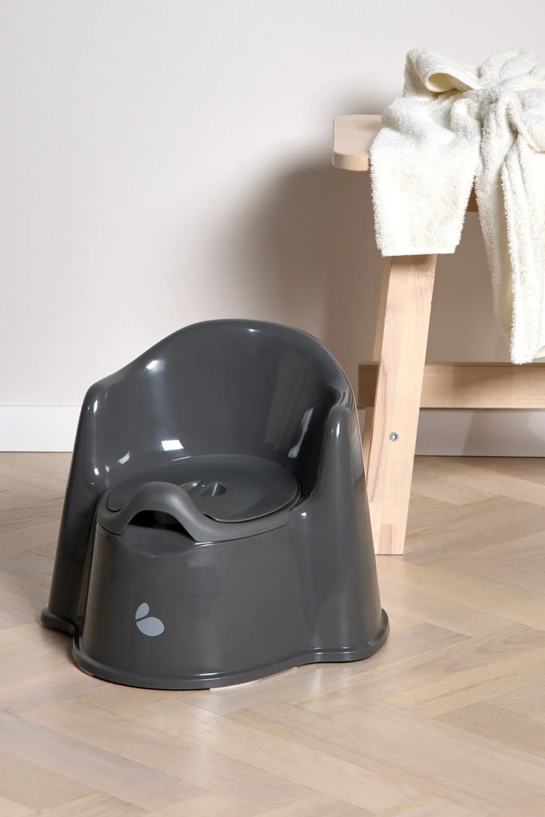 Badeværelset|Beemoo CARE Assist Potte, Deep Grey Grå