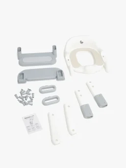 Badeværelset|Beemoo CARE Assist Toiletsæde med Stige, Grey/White Grå/Hvid