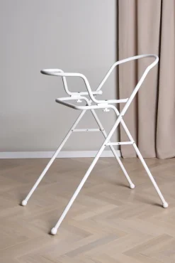 Badeværelset|Beemoo CARE Badekar med Stativ Inkl. Badestol & Badekåbe, White/Blue