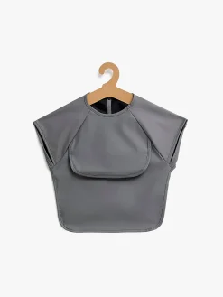 Spisetid|Beemoo CARE Bib Hagesmæk, Dark Grey Grå