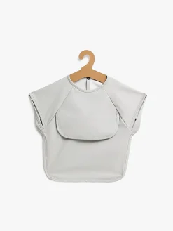 Spisetid|Beemoo CARE Bib Hagesmæk 2-pak, Light Grey