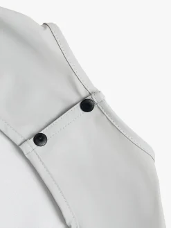 Spisetid|Beemoo CARE Bib  Langærmet Hagesmæk, Light Grey Grå