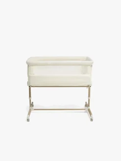 Børn Beemoo Børnesenge & Tilbehør-CARE Calm Bedside Crib, Nature/White