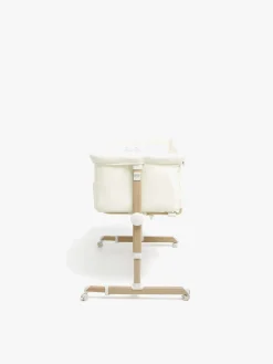 Børn Beemoo Børnesenge & Tilbehør-CARE Calm Bedside Crib, Nature/White