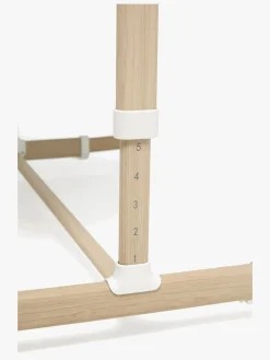 Børn Beemoo Børnesenge & Tilbehør-CARE Calm Bedside Crib, Nature/White