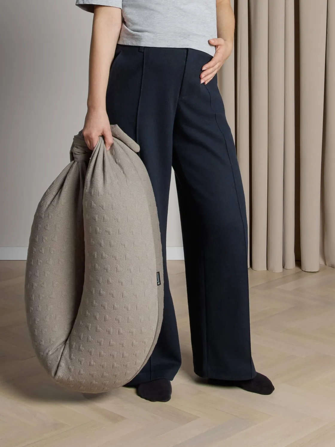 Graviditet|Amning|Beemoo CARE Cozy Graviditets- og Ammepude, Hearted Beige